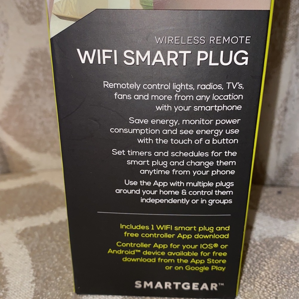 ~SmartGear~ Wireless Remote WiFi Smart Plug - Picture 3 of 4